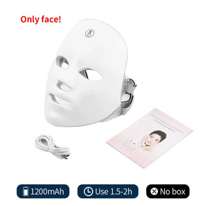 Mascarilla Led Facial 7 Colores